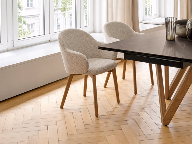 Holly Fab Chair with Arms CS2206 by Calligaris