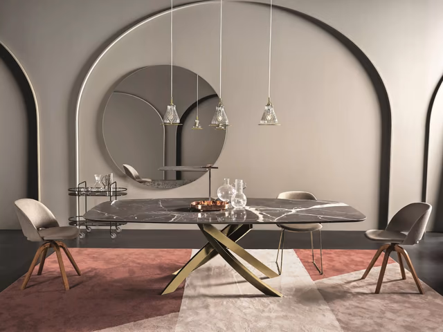 Chic Serving Trolley by Bontempi