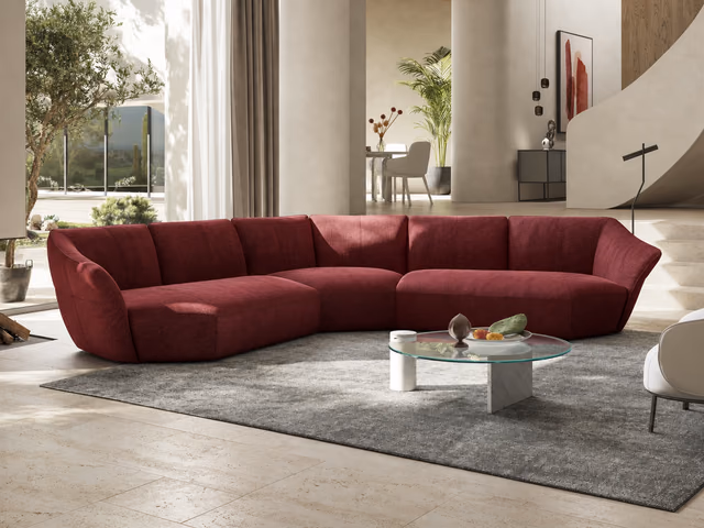 Timeless Sectional by Natuzzi Italia