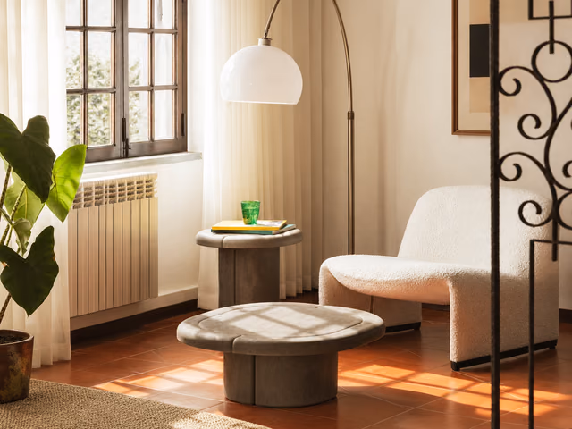 Alder Lounge Table — Earth Grey, Square by Mater