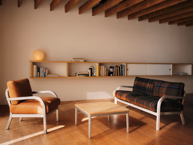 Navy Lounge 2-Seat Sofa by Emeco