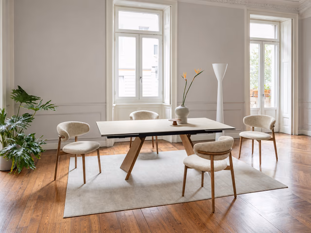 Icaro Extendable Dining Table CS4114-R-160 by Calligaris
