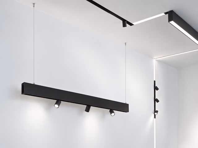 The Running Magnet Suspension Up&Down Track by Flos