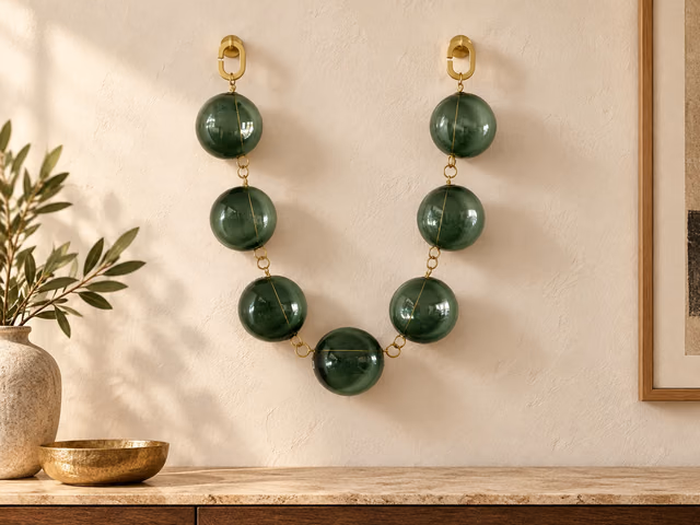 Bead Chain Wall Décor by Natuzzi Italia