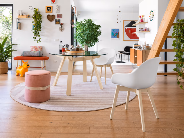 Academy Armchair, Wooden Legs by Connubia