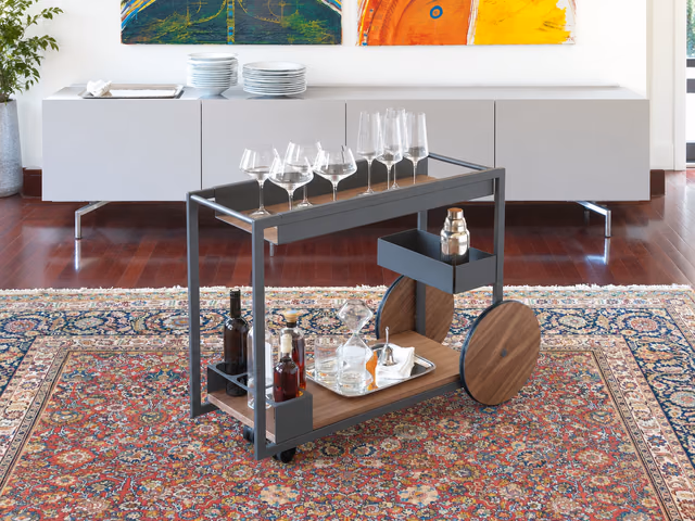 Brandy Bar Cart by Cattelan Italia