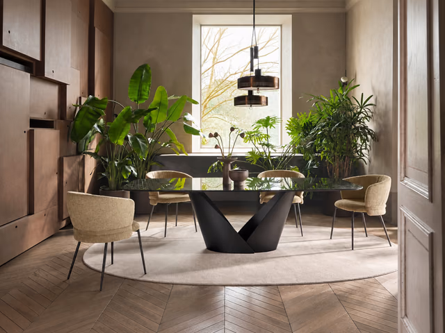 Calla Dining Table CS4159-FB-200 by Calligaris