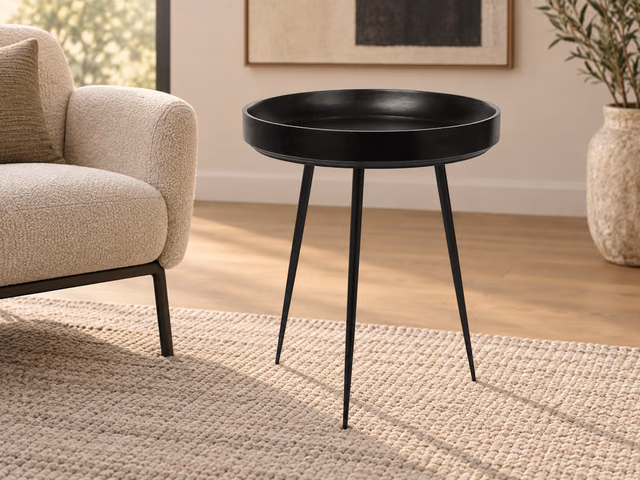 Bowl Table — Black, M by Mater