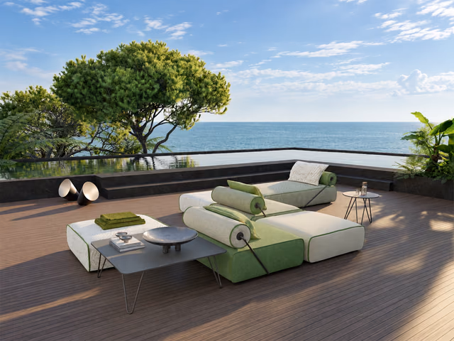 Levante Out Outdoor Sofa by Pianca