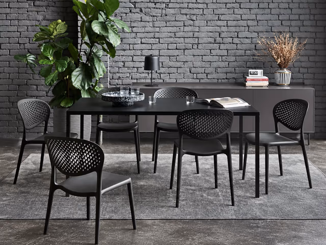 Abby Chair, Perforated by Connubia