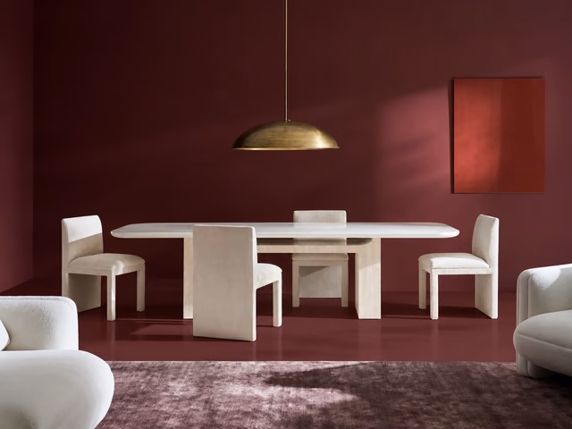 Overlap Dining Table by Caracole
