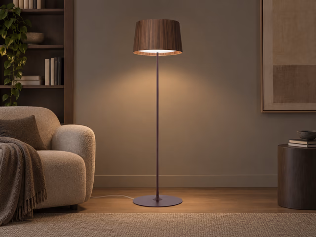 Twiggy Wood Lettura Floor Lamp by Foscarini