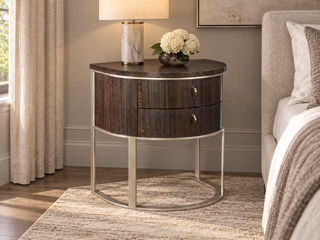 Moderne Nightstand by Caracole