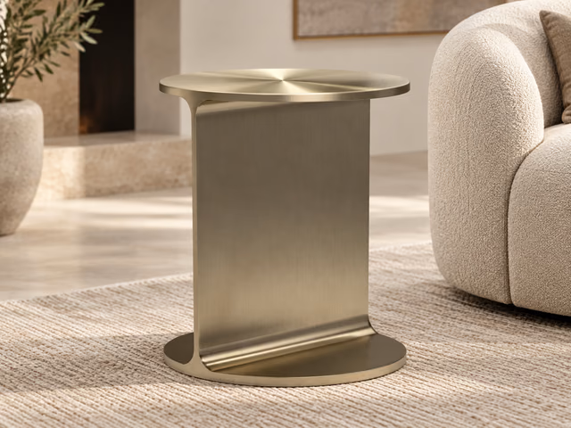 Rivet Side Table by Caracole