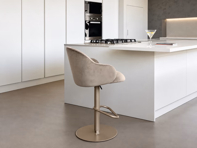 Holly Fab Adjustable Stool by Calligaris