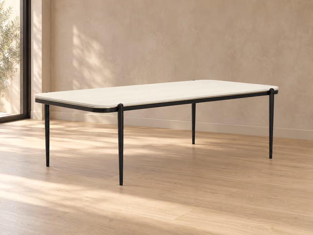 Madera Rectangular Dining Table, Opal by Caracole