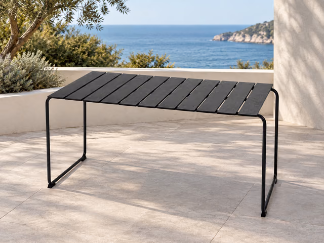 Ocean Table — Black, 4 Pers. by Mater