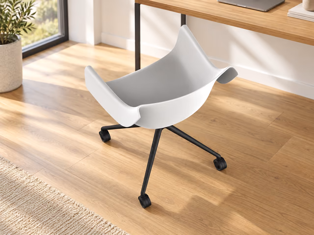 Manta Swivel Caster Armchair by Vondom