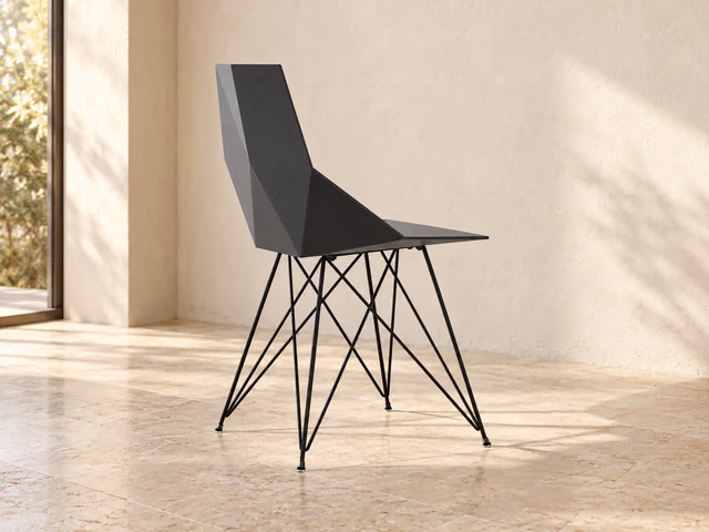 Faz Chair Steel Base by Vondom