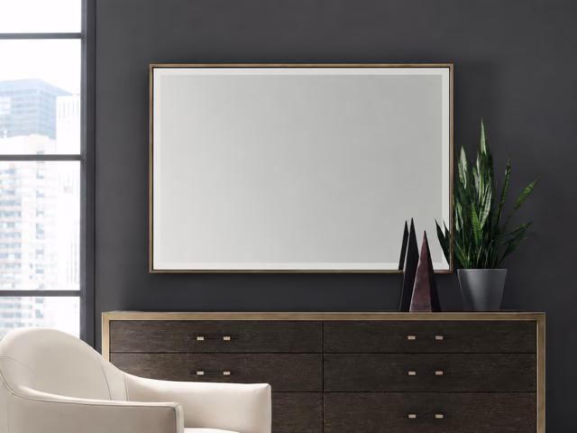 Remix Rectangle Mirror by Caracole