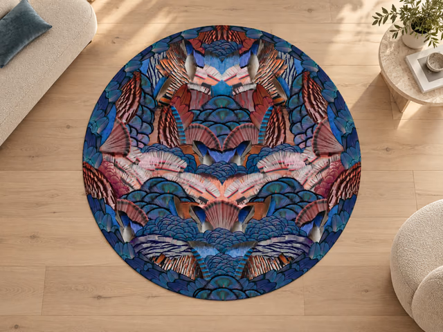 Calligraphy Bird Carpet by Moooi