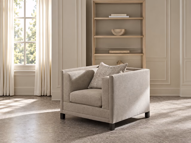 Tuxedo Accent Chair by Caracole