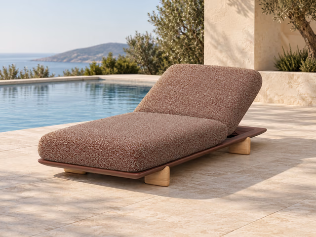 Milos Sun Lounger by Vondom