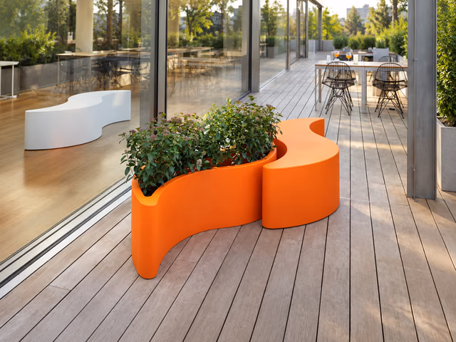 Wave Pot Planter by Slide