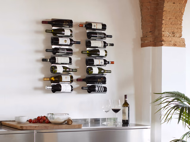 Ptolomeo Vino Wall Wine Rack by Opinion Ciatti