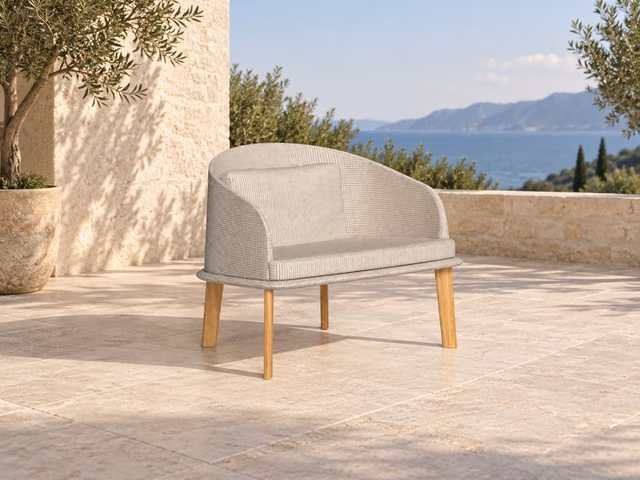 CleoSoft//Wood Lounge Armchair by Talenti