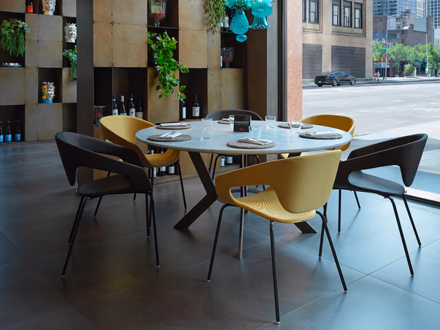 Vad Stackable Upholstered Chair by Casamania