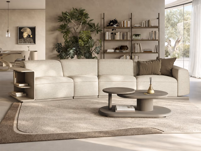 Pagoda Sectional by Natuzzi Italia