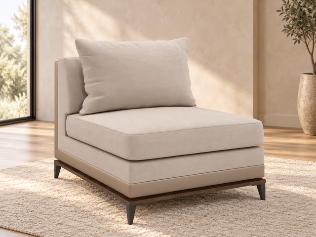 Archipelago Armless Chair by Caracole
