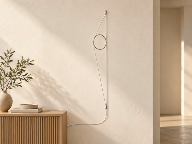 Wirering White Wall Lamp by Flos