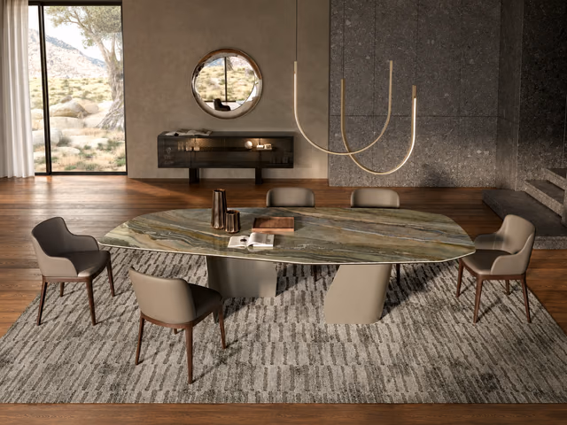 Senator Keramik Dining Table by Cattelan Italia