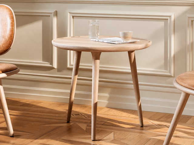 Accent Table — Matt Lacquered Oak, L by Mater
