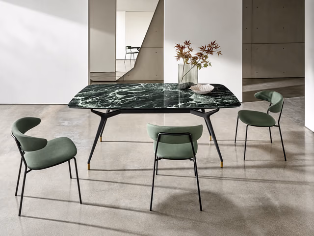 Arkos Shaped Extendable Table by Sovet
