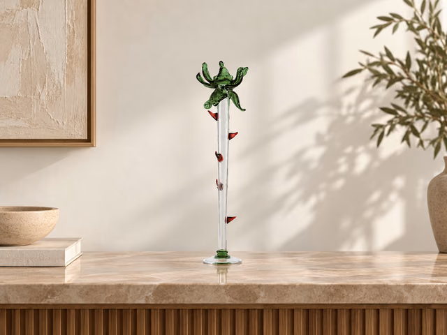 Peary Vase, Green and Red by Driade
