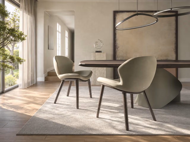Rachel Wood Dining Armchair by Cattelan Italia