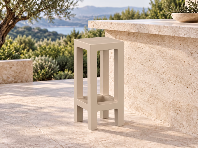Jut Bar Stool by Vondom