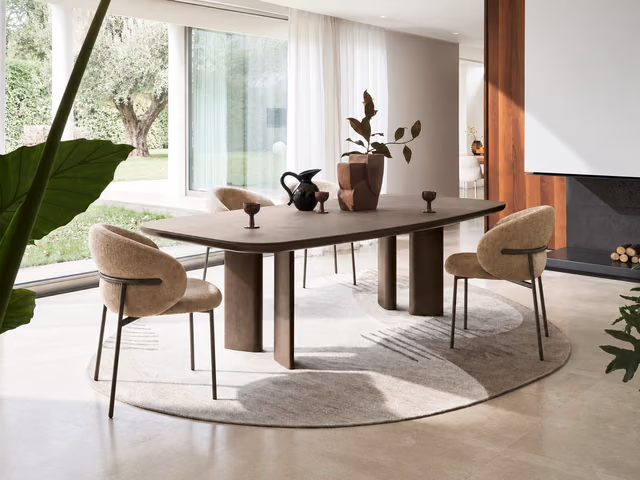 Sandy Dining Table CS4156-FB-200 by Calligaris