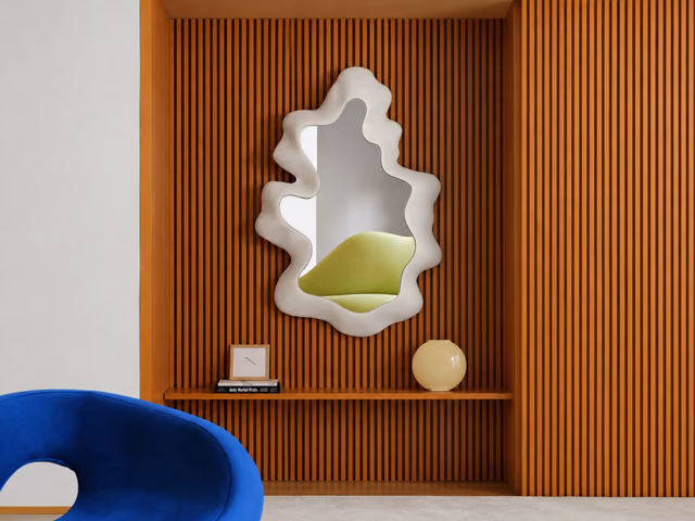 Sculpted Mirror by Gufram