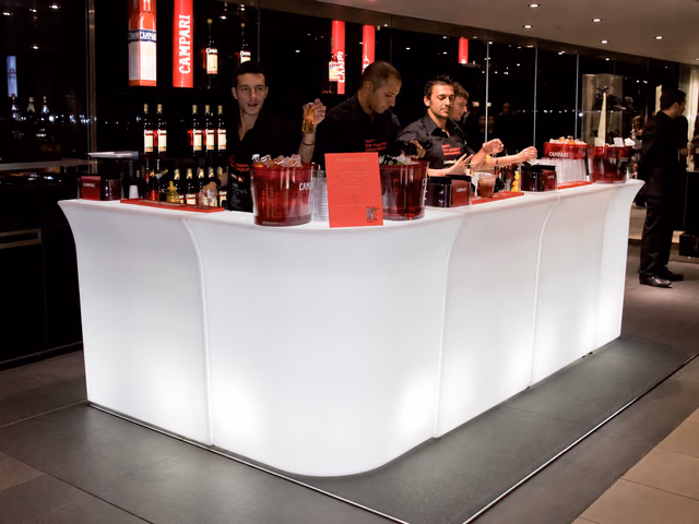 Jumbo Corner Bar Counter by Slide