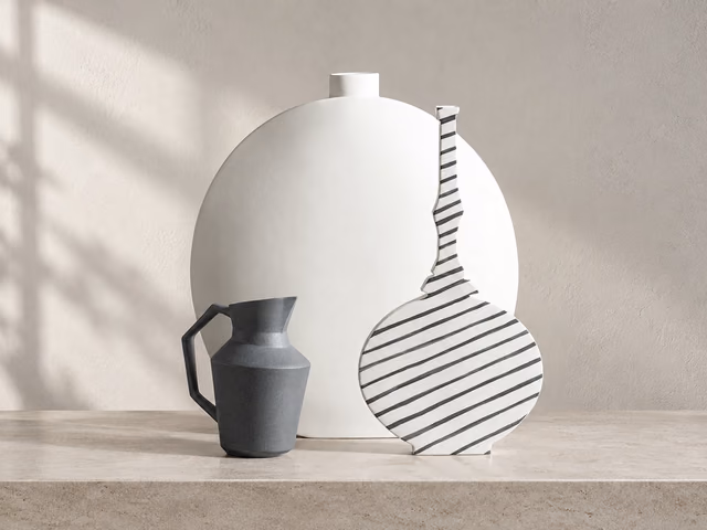Scirocco Deco Vase by Kose