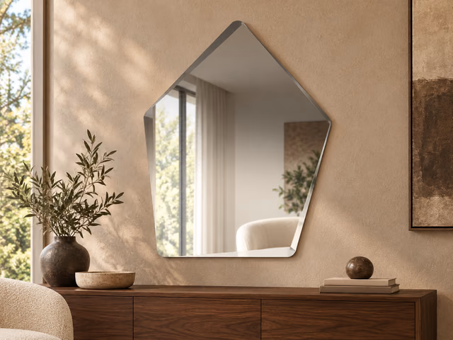Chocolat Mirror by Natuzzi Italia