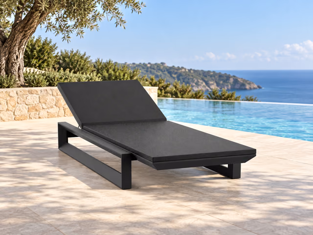 Frame Chaise Lounge by Vondom
