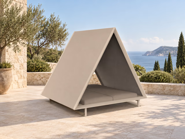 Vineyard Daybed, Fabric Roof by Vondom