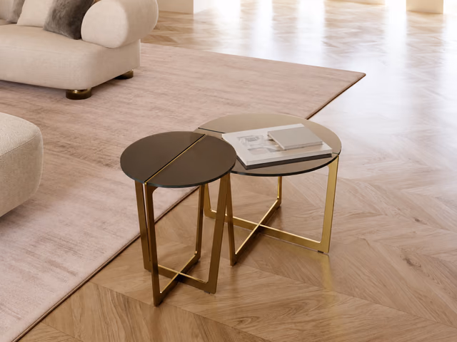Cross Mini Coffee Table by Bontempi