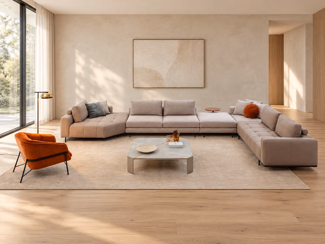 Cortina Plain Sofa by Nicoline