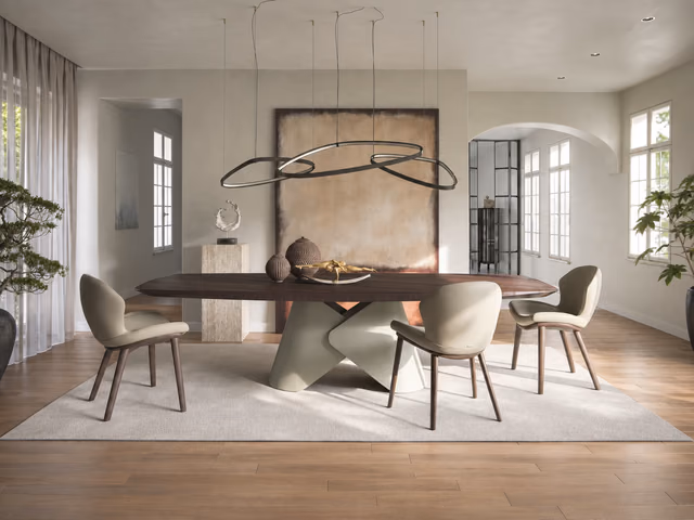 Scott Wood Dining Table by Cattelan Italia